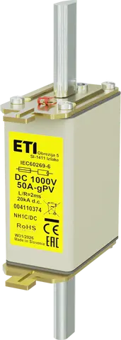 NH1C gPV 50A/1000V DC