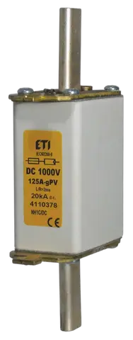 NH0 gR 63A/1000V DC