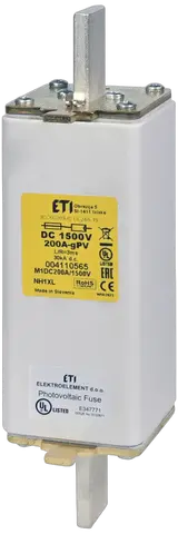 NH1XL gPV 200A/1500V DC UL