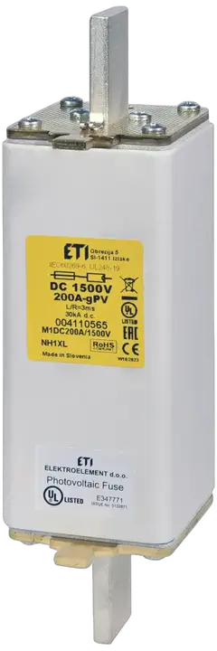 Image of NHU1XL gPV 50A/1500V DC UL