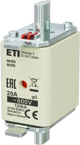 Image of NH00 gG 20A/800V