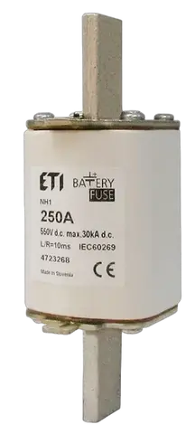 NH1 gBat 250A/550V DC